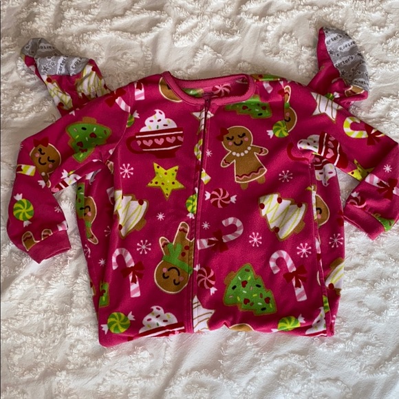 carters footed christmas pajamas
